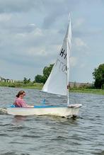 Optimist polyester zeilbootje compleet, Watersport en Boten, Ophalen of Verzenden, Gebruikt, Overige typen, Zeilboot