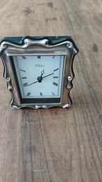 Antieke verzilverde klok R. Carr, Clockmaker Sheffield, Antiek en Kunst, Antiek | Klokken, Ophalen of Verzenden