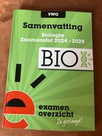 ExamenOverzicht - Samenvatting Examenstof Biologie VWO, Gelezen, VWO, Biologie, Ophalen of Verzenden