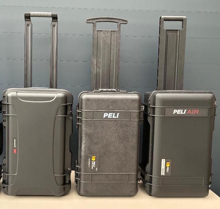 3 op een rij NANUK, PELI en PELI AIR CASE met Trekpak syst., Audio, Tv en Foto, Fotografie | Fototassen, Nieuw, Overige typen