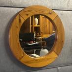 OPRUIMING jaren 60 70 grenen spiegel Zweeds design Luxus, Gebruikt, Luxus, Rond, Ophalen of Verzenden