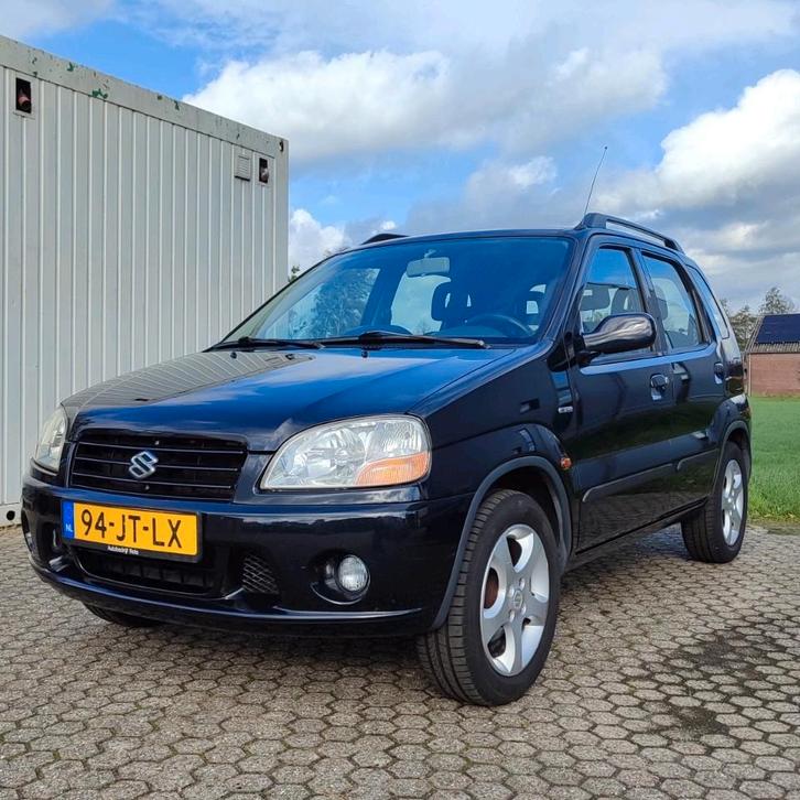 Suzuki Ignis 1.3 GL 2002 Zwart AIRCO, TREKHAAK, Auto's, Suzuki, Particulier, Ignis, ABS, Airbags, Airconditioning, Bluetooth, Centrale vergrendeling
