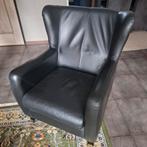 Leren fauteuil, Huis en Inrichting, Fauteuils, Ophalen, Gebruikt, 75 tot 100 cm, Modern