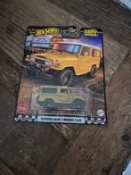 hot wheels premium toyota land cruiser fj43 geel, Hobby en Vrije tijd, Ophalen of Verzenden, Nieuw, Auto