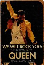 1. wandbord -- queen 20x30 cm, Ophalen of Verzenden, Zo goed als nieuw, Poster, Artwork of Schilderij