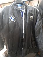 leren zwart motorjack maat 3XL 58 embleem BMW en HP invent, Ophalen of Verzenden, Tweedehands, Dames, Jas | leer