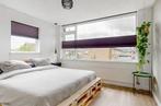 Pallet bed met matrassen en topper, Huis en Inrichting, Ophalen, Verstelbaar, Bruin, Tweepersoons