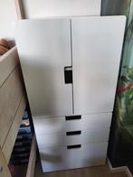 Witte ikea stuva kast met 3 lades en planken, Ophalen, Minder dan 75 cm, 50 tot 70 cm, 105 cm of meer