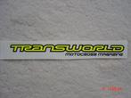 Mechanix Wear Transworld stickers M2R sticker Hiflo Krauser