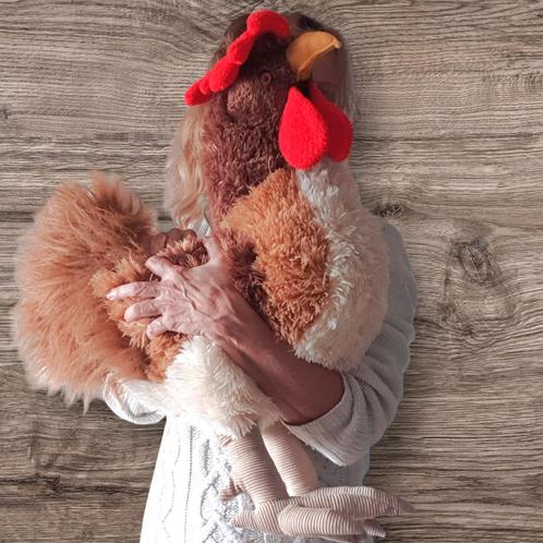 Enorme kip reclame object knuffel 60 cm 1209, Kinderen en Baby's, Speelgoed | Knuffels en Pluche, Gebruikt, Overige typen, Ophalen of Verzenden