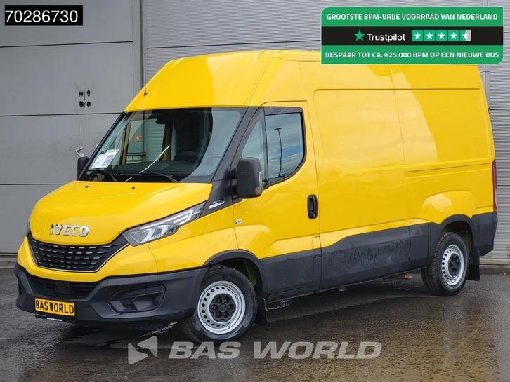 Iveco Daily 35S14 Automaat L2H2 3,5t Trekgewicht LED ACC Air, Auto's, Bestelauto's, Bedrijf, Te koop, Achteruitrijcamera, Airconditioning