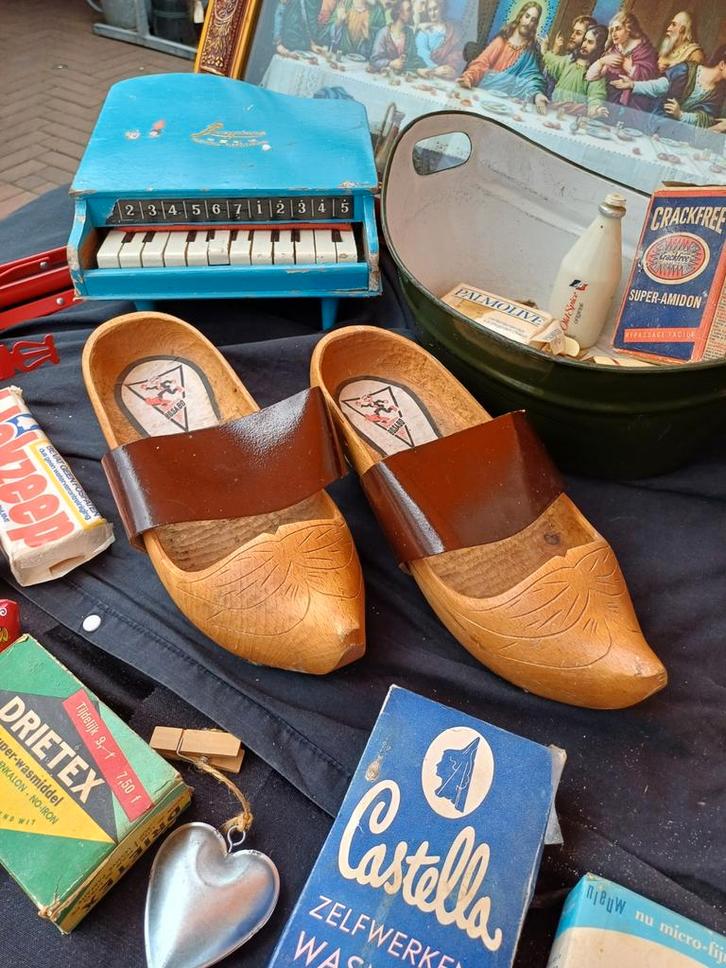 Franse houten klompen - Bosabo, Antiek en Kunst, Curiosa en Brocante, Ophalen of Verzenden