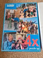 Bassie adriaan 4 puzzels in 1, Ophalen of Verzenden, Meer dan 50 stukjes, Zo goed als nieuw