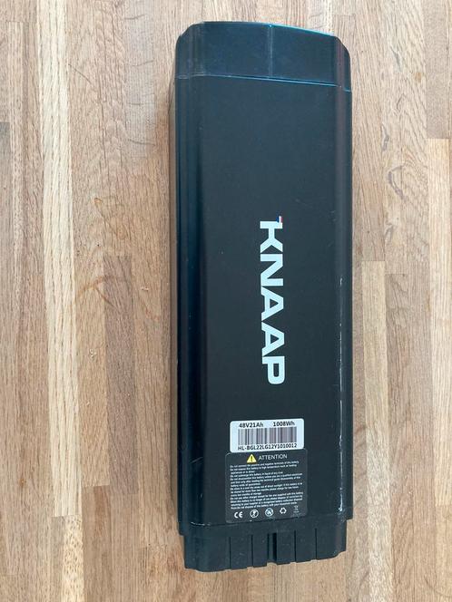 Accu Knaap RTD – 48V 21Ah / 1008 Wh (origineel) incl. lader, Fietsen en Brommers, Fietsaccessoires | Fietsaccu's, Zo goed als nieuw