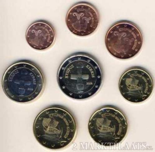 Diverse setjes Cyprus 1 cent t/m 2 euro UNC in munthoes !!!, Postzegels en Munten, Munten | Europa | Euromunten, Setje, Overige waardes