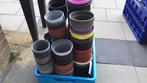 Bloempotten plastic, Kunststof, Rond, Ophalen of Verzenden, Zo goed als nieuw