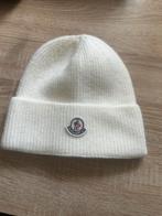 Witte Moncler Muts - Zo goed als nieuw!, Ophalen of Verzenden, Zo goed als nieuw, One size fits all, Hoed