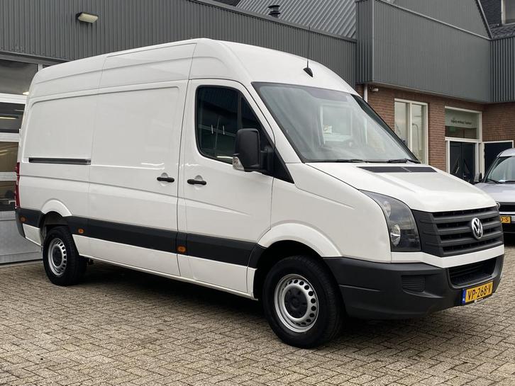 Volkswagen Crafter 35 2.0 TDI L2H2 Kast Inrichting Trekhaak, Auto's, Bestelauto's, Bedrijf, Te koop, ABS, Airconditioning, Alarm