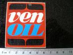 sticker VEN oil logo olie, Verzenden, Zo goed als nieuw, Bedrijf of Vereniging