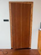 Twee massief houten deuren., Ophalen, Gebruikt, Binnendeur, 200 tot 215 cm