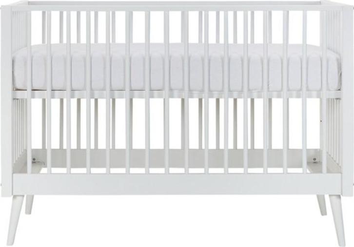 Europe Baby Evy Babybed Wit 60 x 120 cm, Kinderen en Baby's, Babywiegjes en Ledikanten, Zo goed als nieuw, Ledikant, Ophalen