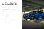 Audi Q4 e-tron 45 Advanced edition 82Kwh, Auto's, Audi, Stof, Zwart, 82 kWh, Blauw