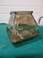 windlicht vintage gefumeerd van rookglas gemerkt, Ophalen of Verzenden, 'T Olde Gre-j, Info@toldegrej.nl, Endepoelstraat 20f Didam