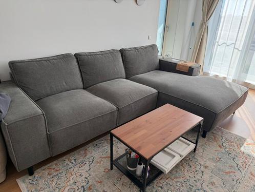 Grote loungebank - L vorm - 3.15m breed, Huis en Inrichting, Banken | Complete zithoeken, Zo goed als nieuw, Stof, Ophalen