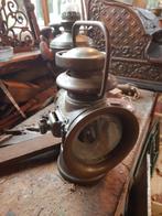 Koperen carbid lamp, Antiek en Kunst, Antiek | Lampen, Ophalen of Verzenden