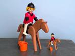 Playmobil Plastoy, Ruiter en paard, Ophalen, Zo goed als nieuw