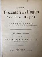 Acht Toccaten und Fugen - Joseph Seeger, Orgel, Gebruikt, Klassiek, Ophalen of Verzenden