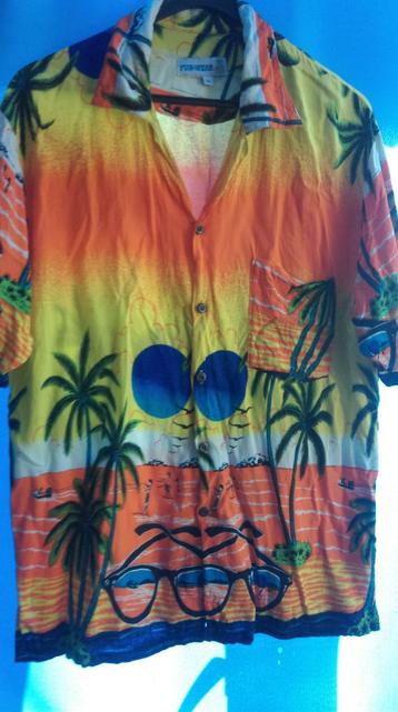 Overhemd Fun wear, maat L, zeer fleurig, kleurrijk beschikbaar voor biedingen