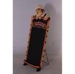 Reclame stoepbord 165 cm - krijtbord, Verzamelen, Merken en Reclamevoorwerpen, Ophalen, HorecaBeelden, Overige typen, Nieuw