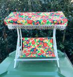 Vintage Barbie schommel bankje retro bloemen, Ophalen of Verzenden, Zo goed als nieuw, Accessoires