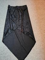 Mooie zwarte velours rok OPRUIMING!!, Kleding | Dames, Rokken, Ophalen of Verzenden, Zo goed als nieuw, Zwart, Onder de knie