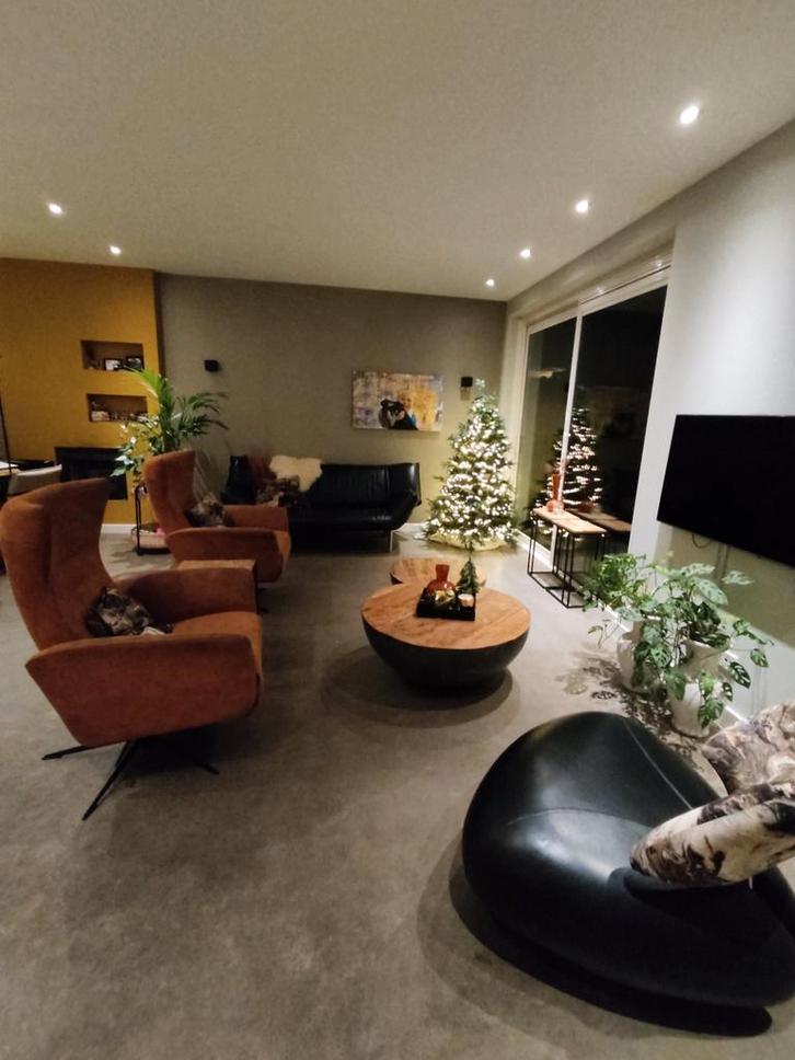 Complete zithoek Leolux Tango + pallone + 2x pronto relaxfau, Huis en Inrichting, Banken | Complete zithoeken, Zo goed als nieuw