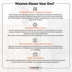 Wasmand 3Vakken 140L-57x37x75cm-Opvouwbare Wasmand met Dekse, Ophalen of Verzenden, Nieuw, Beige, Handdoekenrek