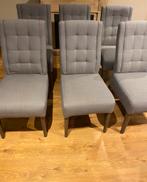 Grijze eetkamer stoelen Henders en Hazel, Ophalen, Gebruikt, Grijs, Vijf, Zes of meer stoelen