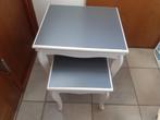 2 leuke bijzet tafeltjes / salon tafeltjes, Huis en Inrichting, Tafels | Salontafels, Ophalen, Minder dan 50 cm, Gebruikt, Minder dan 50 cm