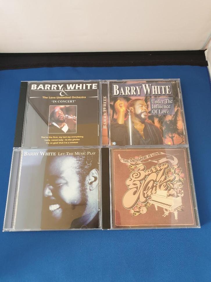 Diverse cd's Barry White - 8 stuks, Cd's en Dvd's, Cd's | R&B en Soul, Zo goed als nieuw, Verzenden