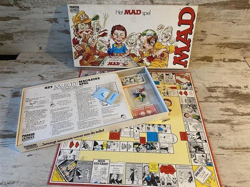 het mad spel parker gezelschapsspellen [s257], Hobby en Vrije tijd, Gezelschapsspellen | Bordspellen, Zo goed als nieuw, Ophalen of Verzenden