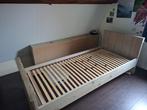 Steigerhouten bed incl lattenbodem, Huis en Inrichting, Slaapkamer | Bedden, Ophalen, Gebruikt, 90 cm, Eenpersoons