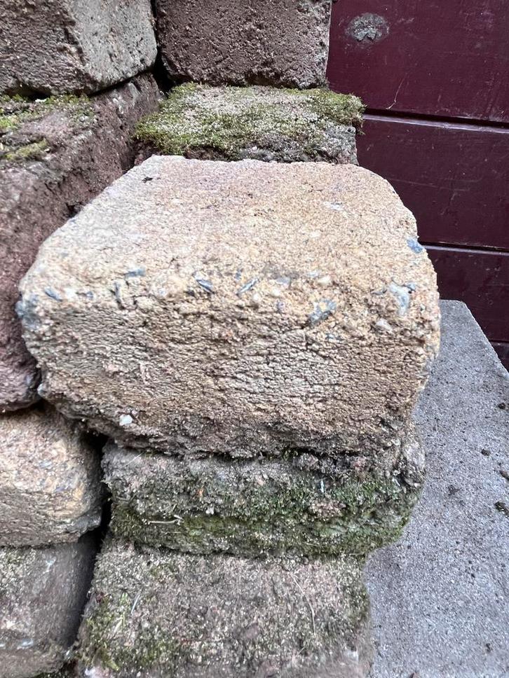 Gebruikte trommelstenen - Totaaloppervlakte 2m2, Tuin en Terras, Tegels en Klinkers, Gebruikt, Overige typen, Beton, Minder dan 5 m²