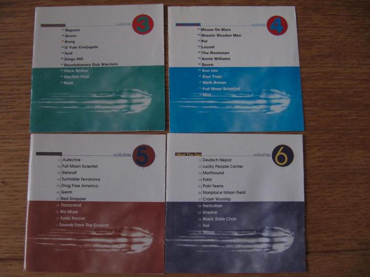 Mind the gap - volume 2,3,4,5 & 6 Scorn red snapper maas, Cd's en Dvd's, Cd's | Dance en House, Gebruikt, Techno of Trance, Ophalen of Verzenden