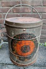 Honig Keukenstroop blik antiek oranje bijenkorf label uniek, Ophalen, Gebruikt, Overige, Overige merken