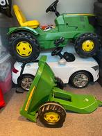 John deere trap traktor met aanhanger, Kinderen en Baby's, Speelgoed | Buiten | Skelters, Ophalen of Verzenden, Gebruikt, Overige merken