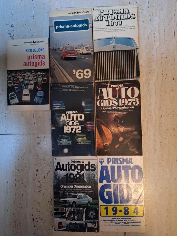 7 stuks Prisma Olyslager autogidsen, Boeken, Auto's | Boeken, Zo goed als nieuw, Overige merken, Ophalen of Verzenden