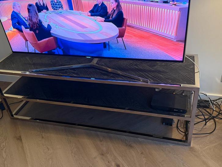 Richmond TV-meubel Blackbone Eikenhout, Huis en Inrichting, Kasten | Televisiemeubels, Zo goed als nieuw, Minder dan 100 cm, 100 tot 150 cm