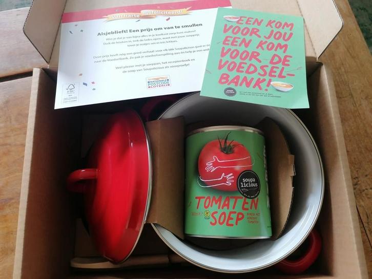 Postcodeloterij Soep Pakket - Nieuw!, Huis en Inrichting, Keuken | Keukenbenodigdheden, Nieuw, Ophalen of Verzenden