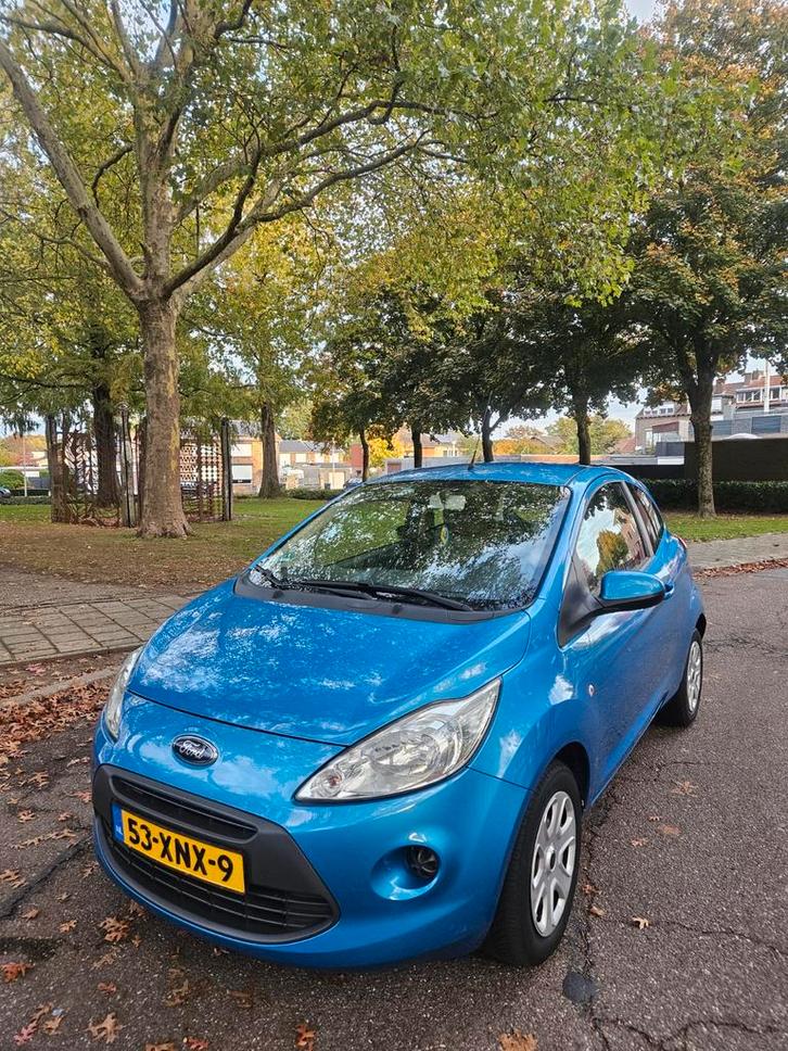 Ford Ka champion 1.2 69pk 2012 Blauw Airco, Auto's, Ford, Particulier, Ka, ABS, Benzine, Euro 4, B, Hatchback, Handgeschakeld
